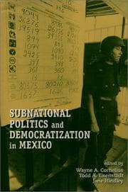 Tapa de Subnational politics and democratization in Mexico