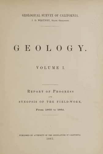 Tapa de Geology