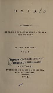 Tapa de Ovid