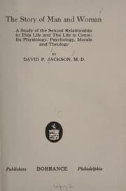 Tapa de The story of man and woman