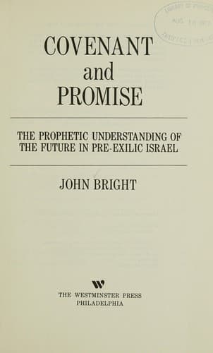 Tapa de Covenant and promise