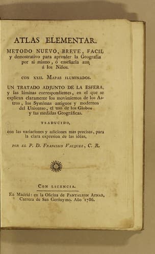 Tapa de Atlas elementar