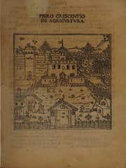 Tapa de Piero Crescentio de agricultura