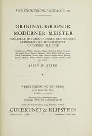 Tapa de Original-Graphik moderner Meister