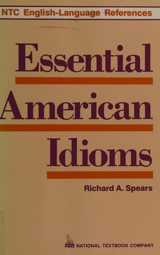 Tapa de Essential American idioms