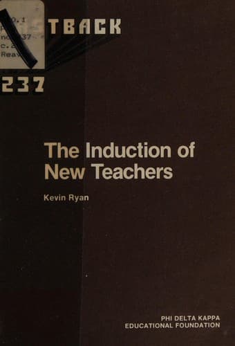 Tapa de Induction of New Teachers