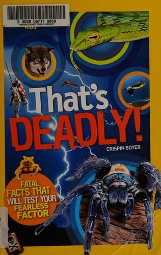 Tapa de That's deadly!