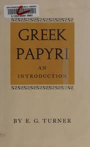 Tapa de Greek papyri