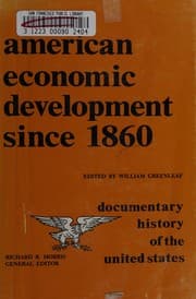 Tapa de American economic development since 1860