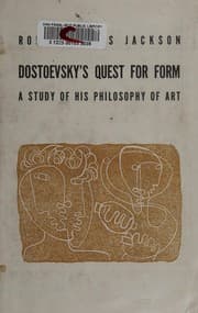 Tapa de Dostoevsky's quest for form