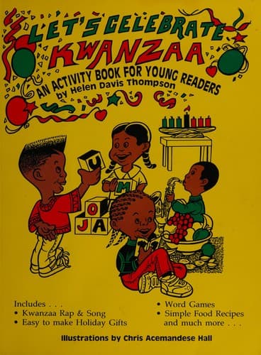 Tapa de Let's celebrate Kwanzaa