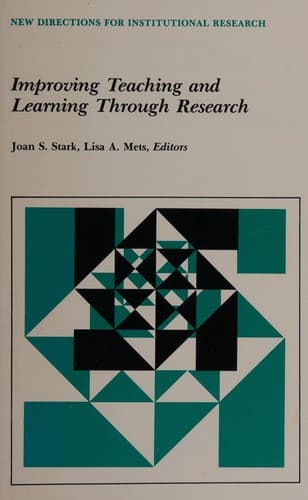 Tapa de Improving Teaching and Learning Through Research (New Directions for Institutional Research, No 57)