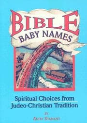 Tapa de Bible baby names
