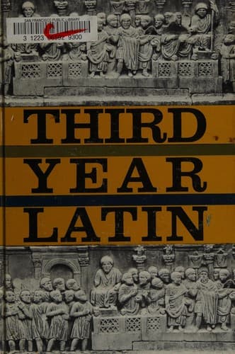 Tapa de Third year Latin