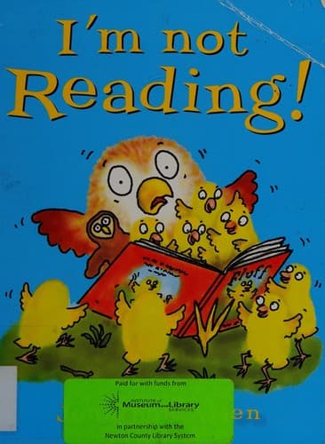 Tapa de I'm not reading!