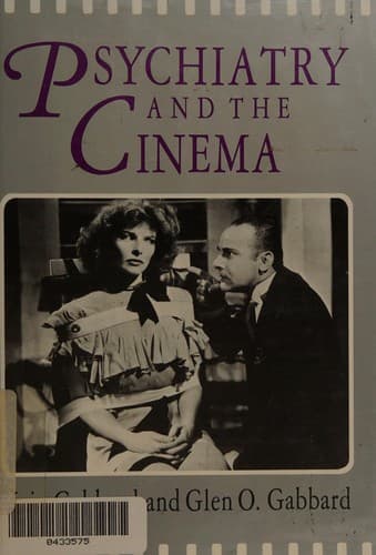 Tapa de Psychiatry and the cinema