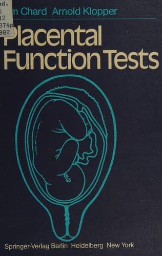 Tapa de Placental function tests