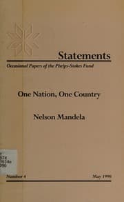 Tapa de One nation, one country (Statements)