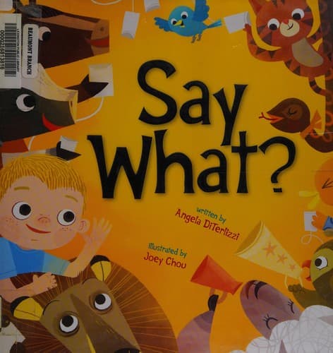 Tapa de Say what?