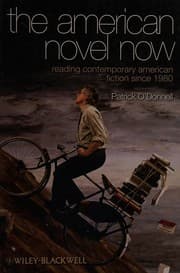 Tapa de The American novel now