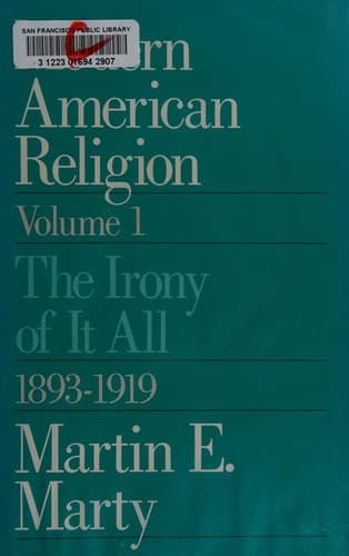 Tapa de Modern American religion