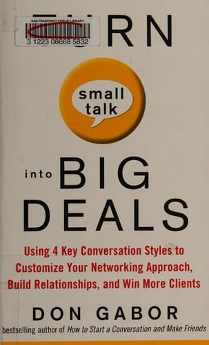 Tapa de Turn small talk into big deals