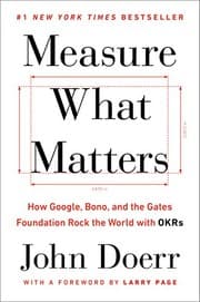 Tapa de Measure what matters