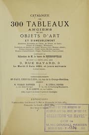 Tapa de 300 tableaux anciens