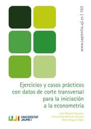 Tapa de Ejercicios y casos prácticos con datos de corte transversal para la iniciación a la econometría