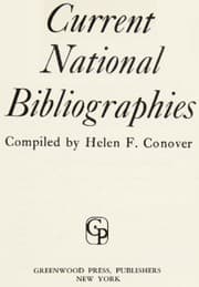 Tapa de Current national bibliographies