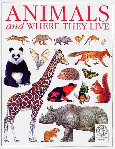 Tapa de Animals and where they live