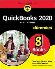Tapa de QuickBooks 2020 All-In-One for Dummies