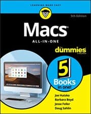 Tapa de Macs All-In-One for Dummies