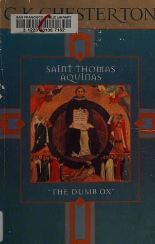 Tapa de Saint Thomas Aquinas
