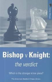 Tapa de Bishop Versus Knight (American Batsford Chess Library)