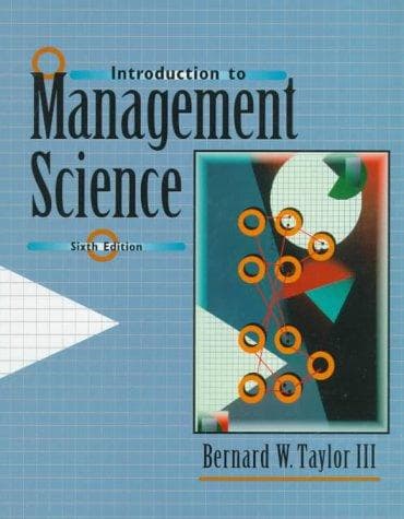 Tapa de Introduction to management science