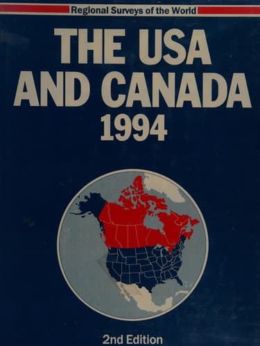 Tapa de USA & CANADA 1994 (USA and Canada)