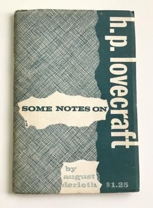 Tapa de Some notes on H.P. Lovecraft
