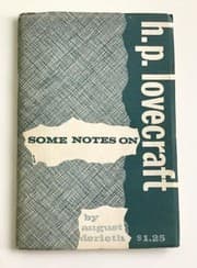 Tapa de Some notes on H.P. Lovecraft