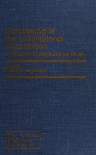 Tapa de Functioning of the multinational corporation