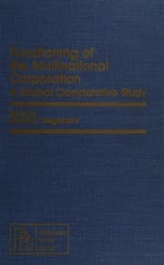 Tapa de Functioning of the multinational corporation