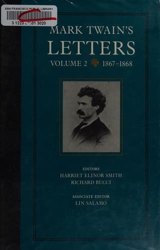 Tapa de Mark Twain's Letters. Volume 2