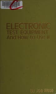 Tapa de Electronic test equipment--and how to use it
