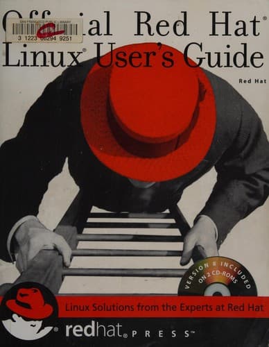 Tapa de Official Red Hat Linux user's guide
