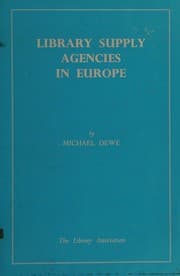 Tapa de Library supply agencies in Europe