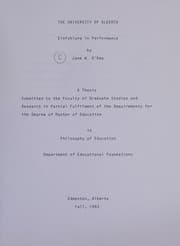 Tapa de Einfuhlung in performance