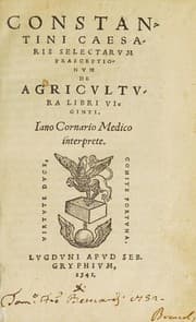 Tapa de Constantini Caesaris selectarum praeceptionum de agricultura libri uiginti