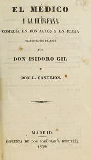 Tapa de El médico y la huérfana