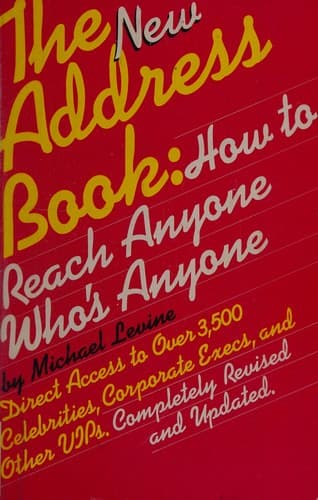 Tapa de New Address Book