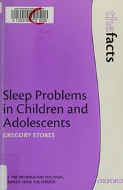Tapa de Sleep problems in children and adolescents